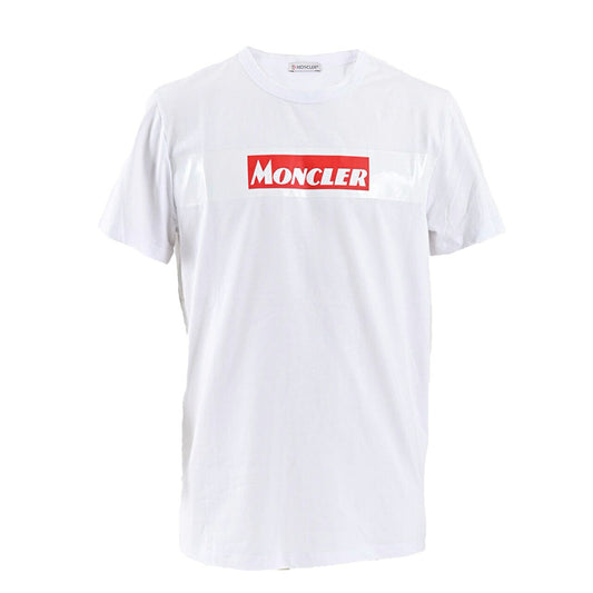 モンクレール MONCLER Tシャツ 8048450　8390T 001 ホワイト 2024年春夏 メンズ