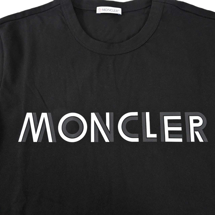 モンクレール MONCLER Tシャツ 8C75910　8390T 999 ブラック 2024SS メンズ