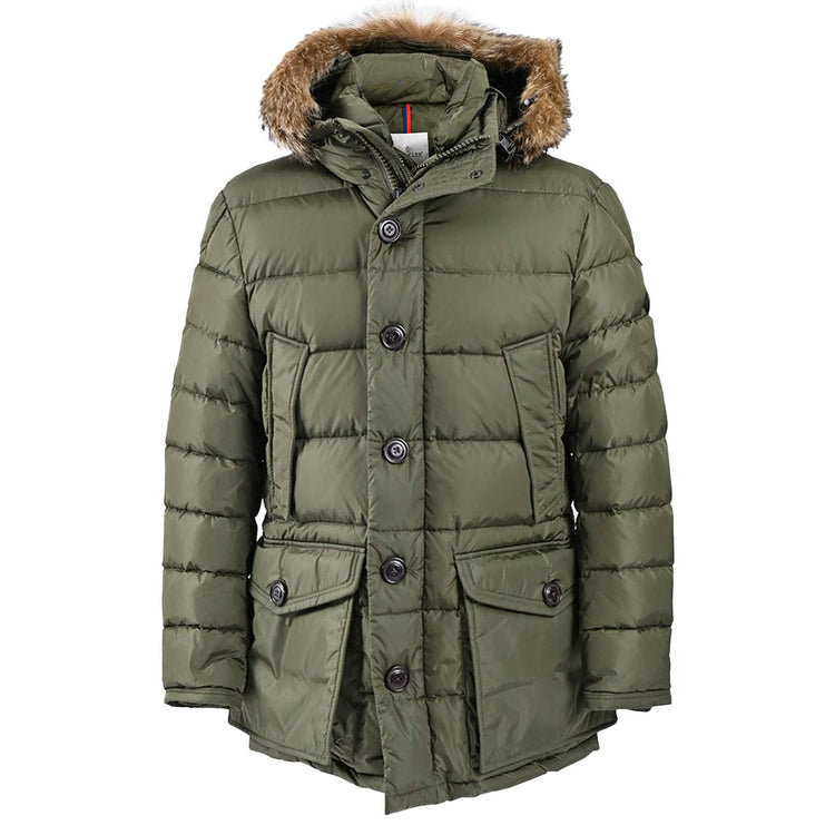 モンクレール MONCLER ダウンコート CLUNY 1B52502 68352 835 グリーン  メンズ