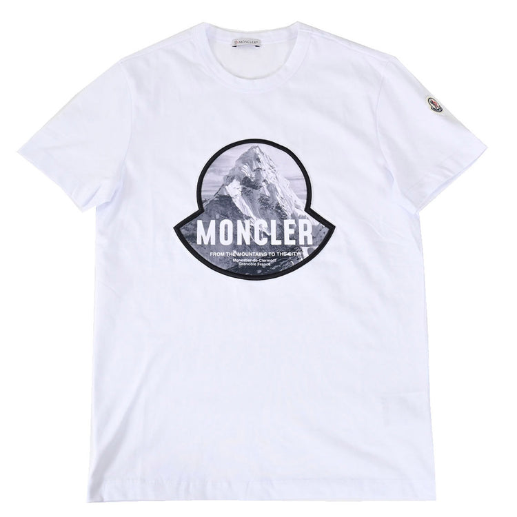 モンクレール MONCLER Tシャツ 8C7A810 8390T 001 ホワイト  メンズ