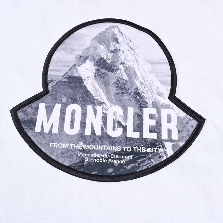 モンクレール MONCLER Tシャツ 8C7A810 8390T 001 ホワイト  メンズ