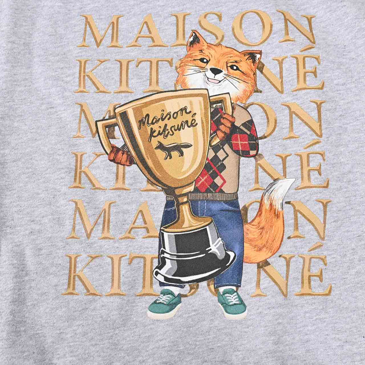 メゾン キツネ MAISON KITSUNE トレーナー LM00311KM0001 H150 グレー  メンズ