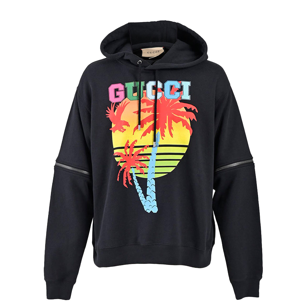 グッチ GUCCI パーカー 700117 XJEOT 1082 ブラック メンズ 【ラスト1点 Sサイズ】  ギフト プレゼント