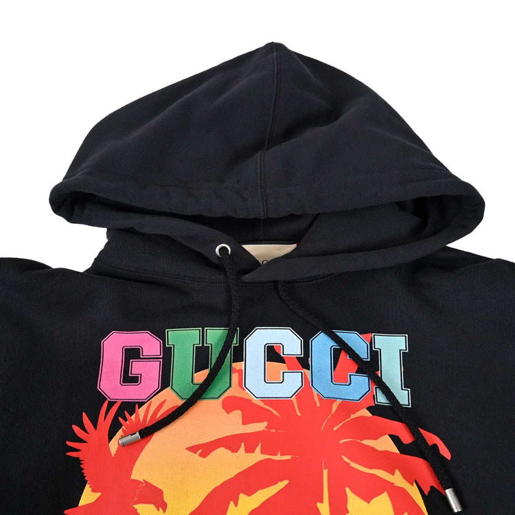 グッチ GUCCI パーカー 700117 XJEOT 1082 ブラック  メンズ