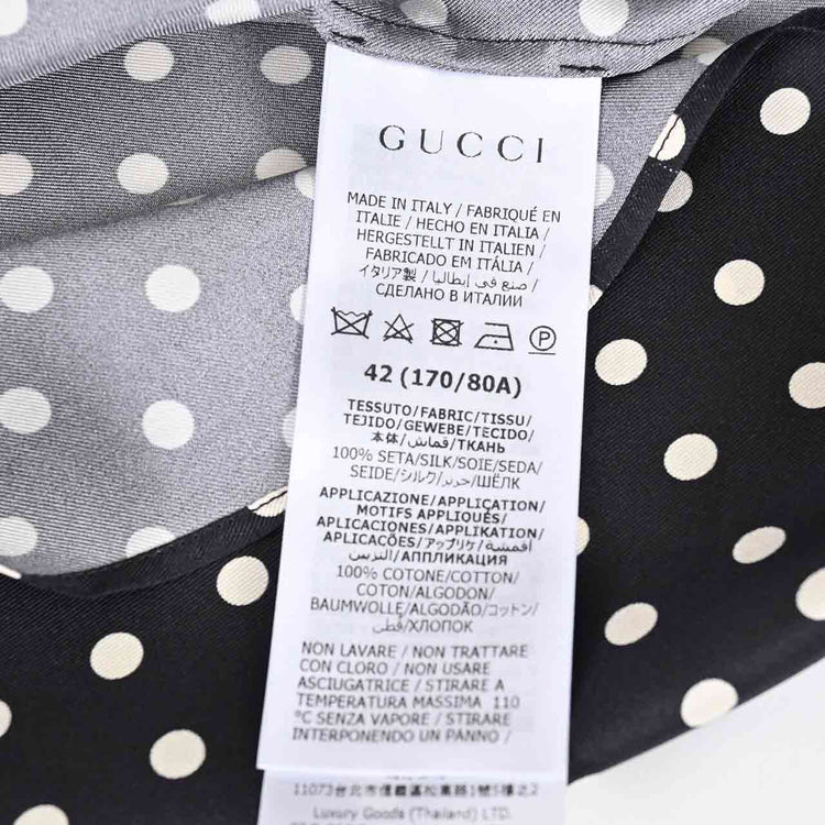 グッチ GUCCI 半袖シャツ 730971 ZALZR 1066 ブラック  メンズ