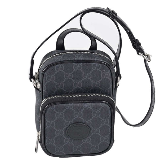 【15％OFF】 グッチ GUCCI ショルダーバッグ 672952 92TCN 1000U ブラック メンズ レディースクリスマス ギフト プレゼント