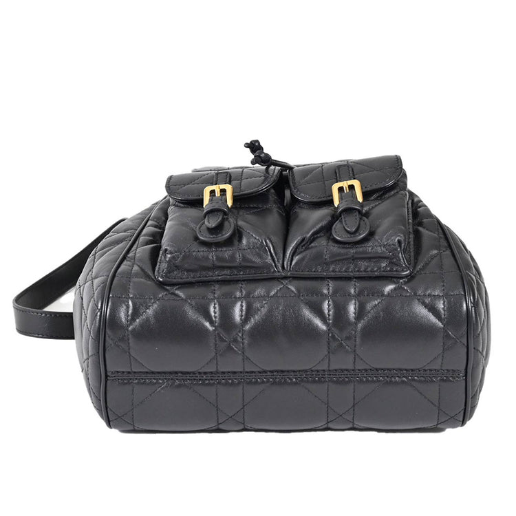 クリスチャンディオール CHRISTIAN DIOR バックパック Sac a dos Dior Caro M6301UNOZ M900 ブラック 2025SS レディース