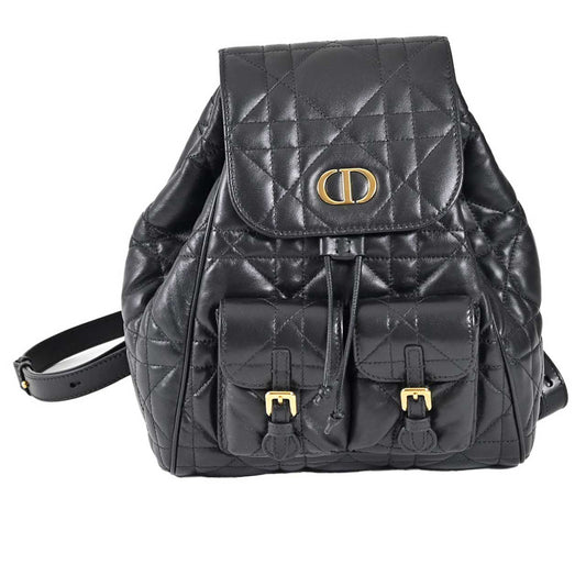 クリスチャンディオール CHRISTIAN DIOR バックパック Sac a dos Dior Caro M6301UNOZ M900 ブラック 2025SS レディース