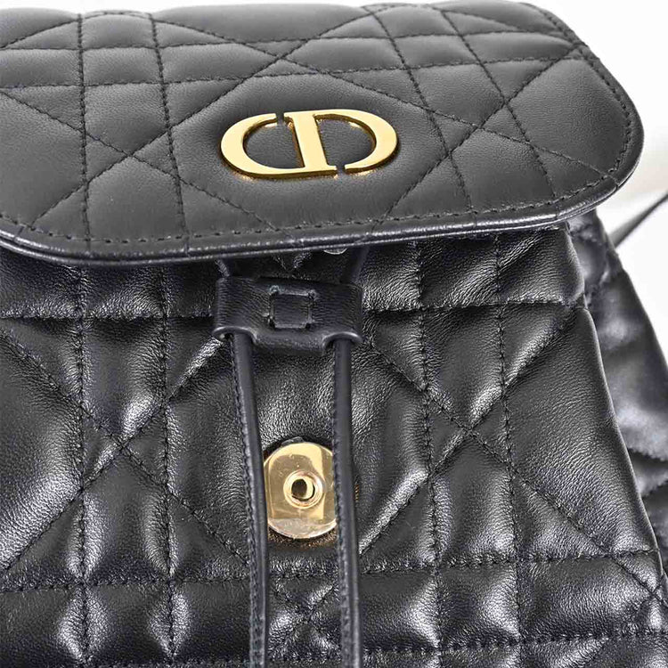 クリスチャンディオール CHRISTIAN DIOR バックパック Sac a dos Dior Caro M6301UNOZ M900 ブラック 2025SS レディース