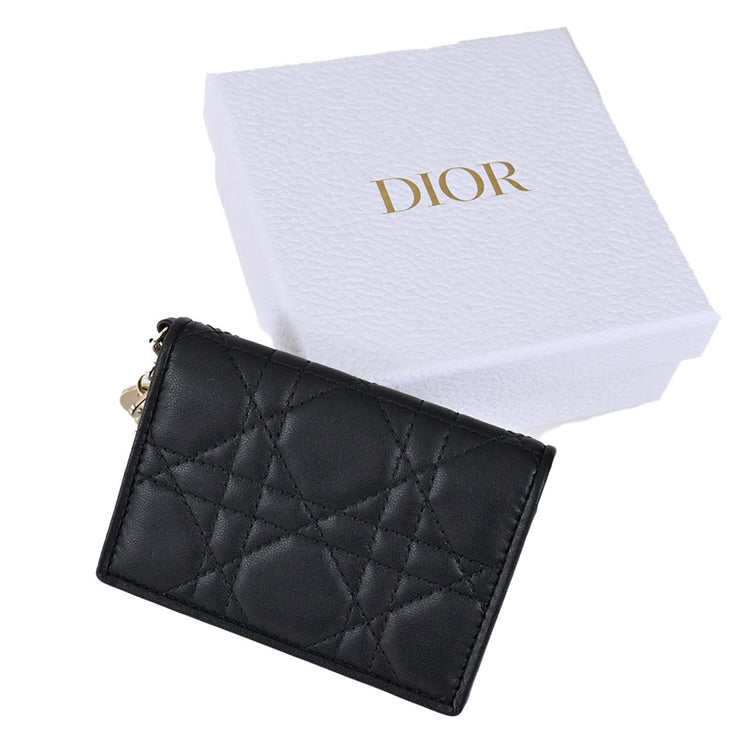 クリスチャンディオール CHRISTIAN DIOR 名刺入れ Lady Dior Bloom S0011ONMJ M900 ブラック 2025SS レディース