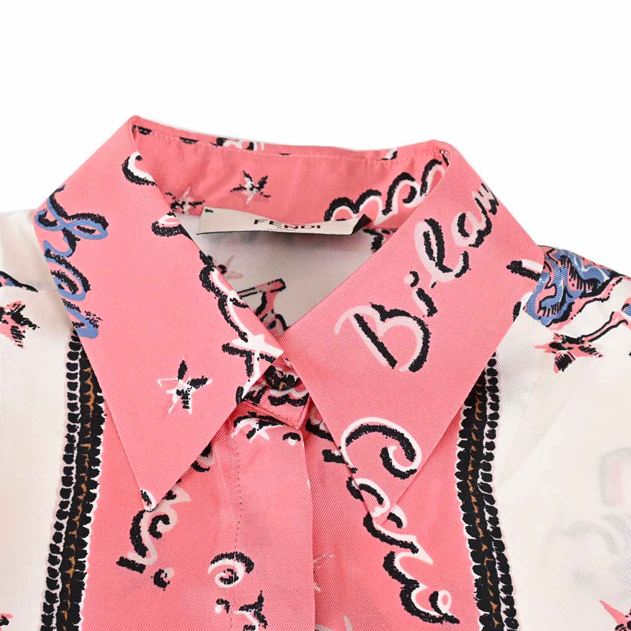 フェンディ FENDI 長袖ブラウス FS7891 ANR4 F1K9Y ピンク レディース 【ラスト1点 38サイズ】 ギフト プレゼント