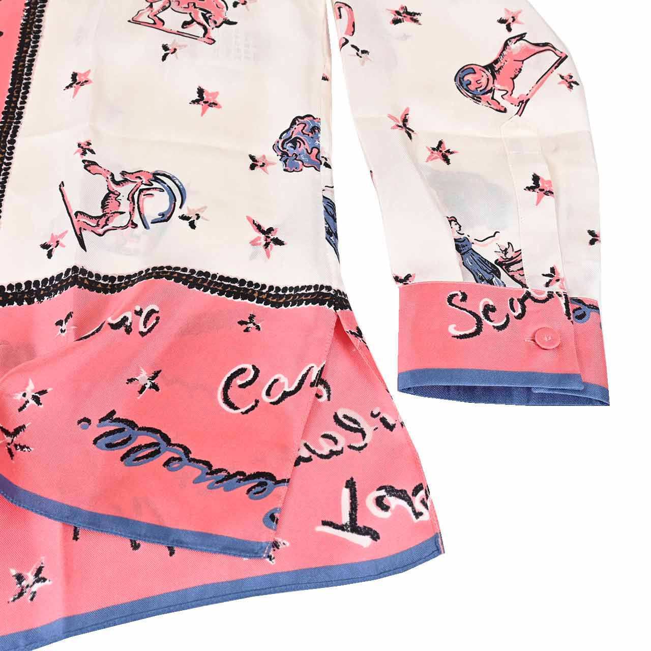 フェンディ FENDI 長袖ブラウス FS7891 ANR4 F1K9Y ピンク レディース 【ラスト1点 38サイズ】 ギフト プレゼント