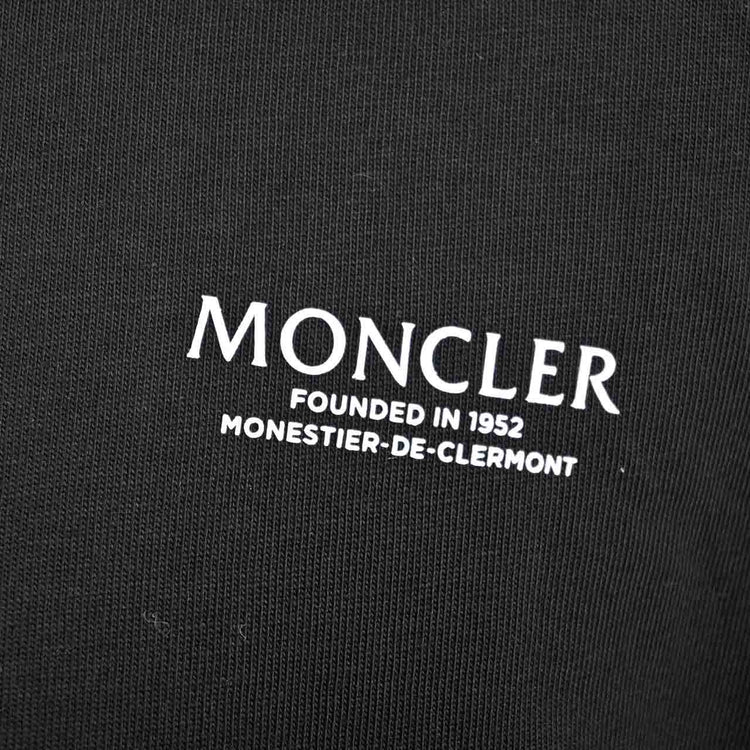 モンクレール MONCLER Tシャツ C2 099 1800255 82565 999 ブラック 2024SS メンズ