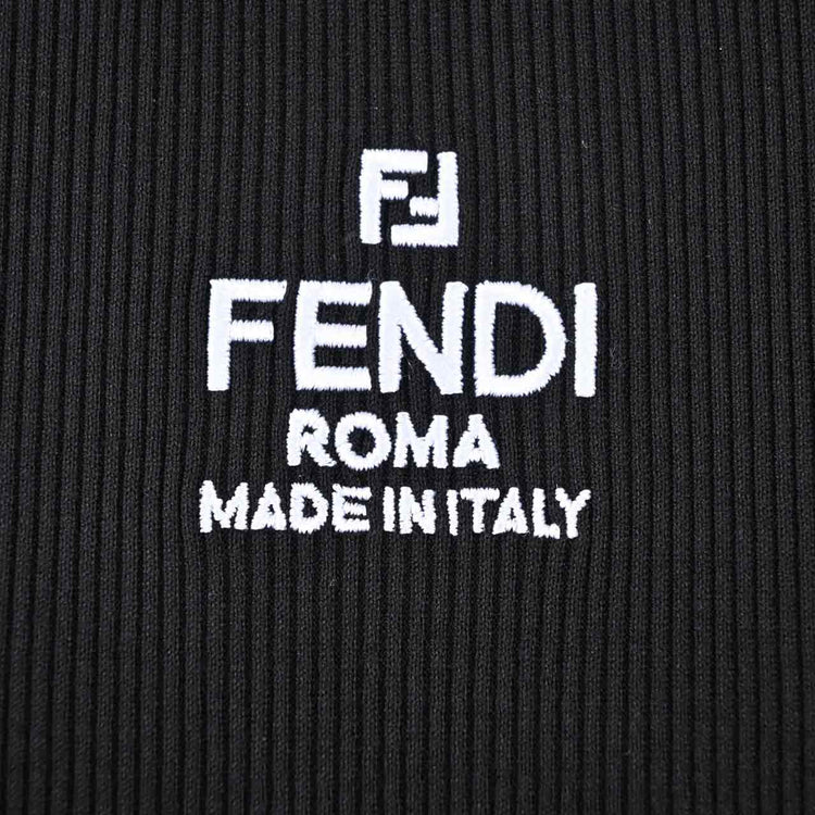 フェンディ FENDI Tシャツ ANQM FS8110 F0GME ブラック 2024AW レディース