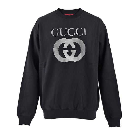 グッチ GUCCI トレーナー 784413 XJGQC 1043 ブラック 2024AW 2024年秋冬新作 メンズクリスマス ギフト プレゼント