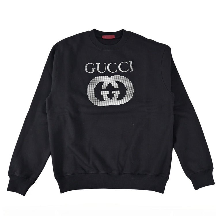 グッチ GUCCI トレーナー 784413 XJGQC 1043 ブラック 2024AW 2024年秋冬新作 メンズクリスマス ギフト プレゼント