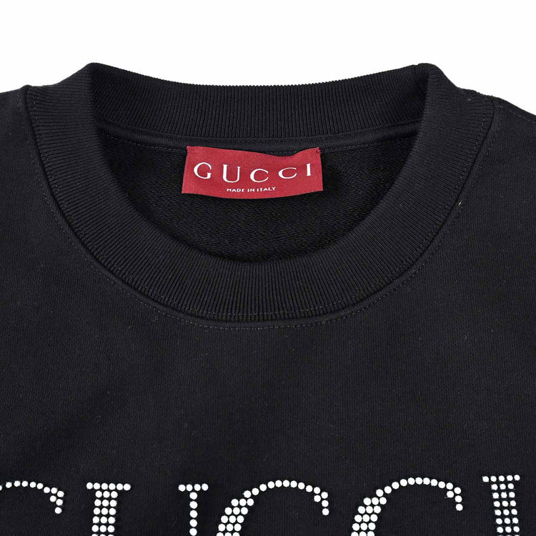 グッチ GUCCI トレーナー 784413 XJGQC 1043 ブラック 2024AW 2024年秋冬新作 メンズクリスマス ギフト プレゼント