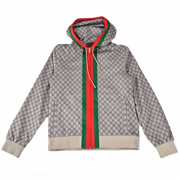 グッチ GUCCI ジップアップパーカー 795071 XJGRV 2270 ベージュ 2024AW メンズ