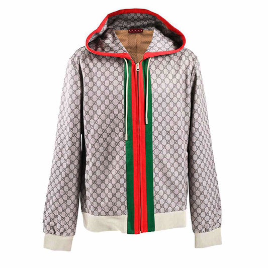 グッチ GUCCI ジップアップパーカー 795071 XJGRV 2270 ベージュ 2024AW メンズ