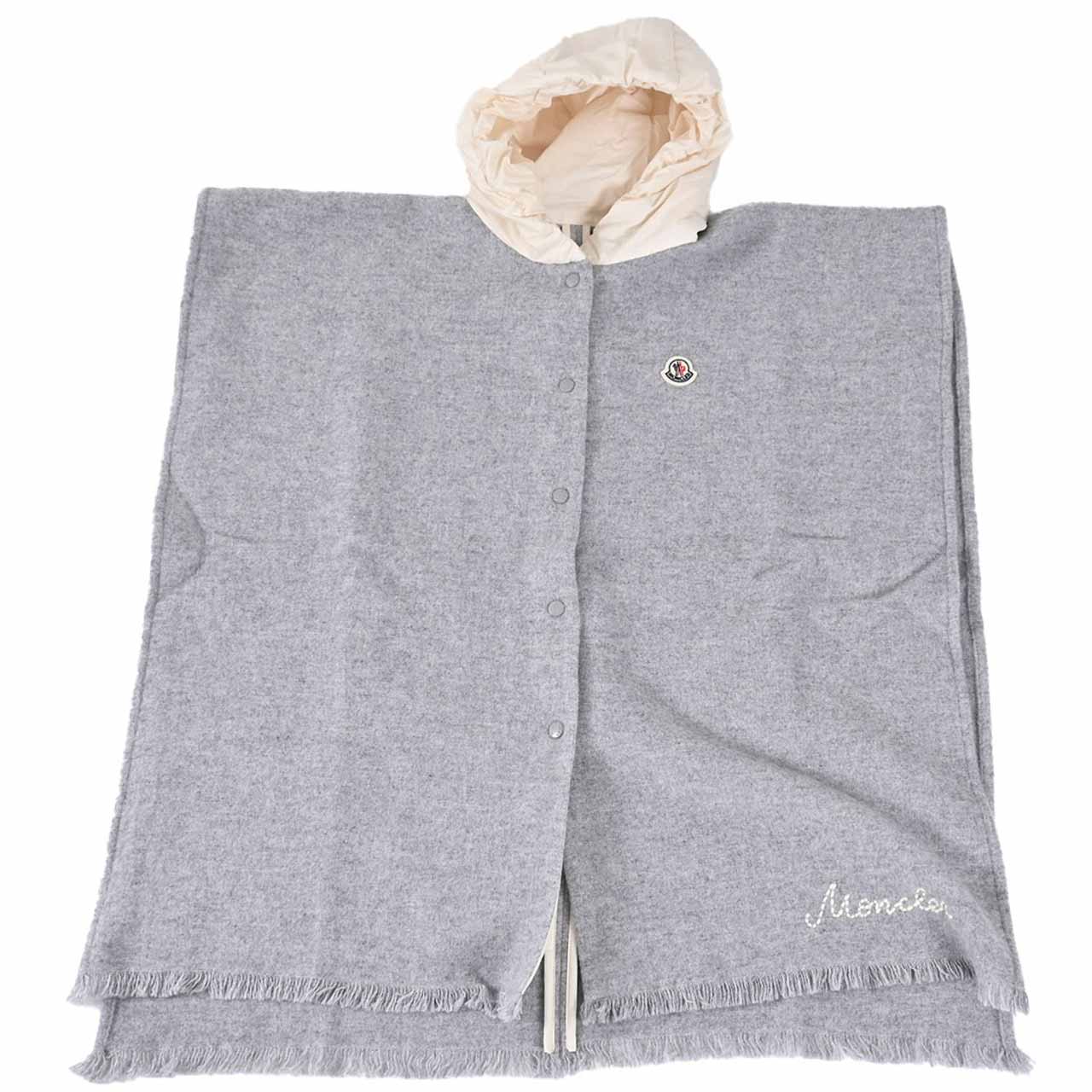 モンクレール MONCLER ケープ 3G000 01 90L グレー レディース