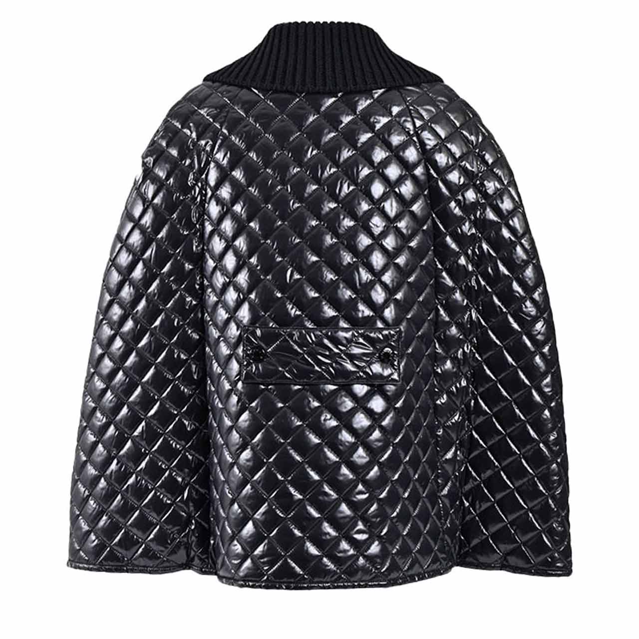 モンクレール MONCLER ケープ 3G000 21 999 ブラック 2024AW レディース 【ラスト1点 1サイズ】 ギフト プレゼント