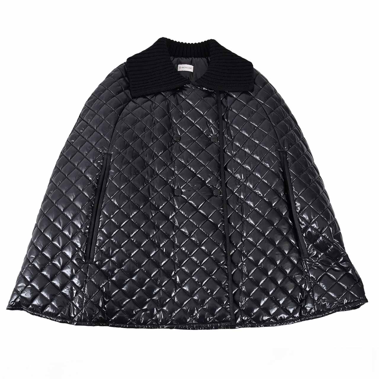 モンクレール MONCLER ケープ 3G000 21 999 ブラック 2024AW レディース 【ラスト1点 1サイズ】 ギフト プレゼント