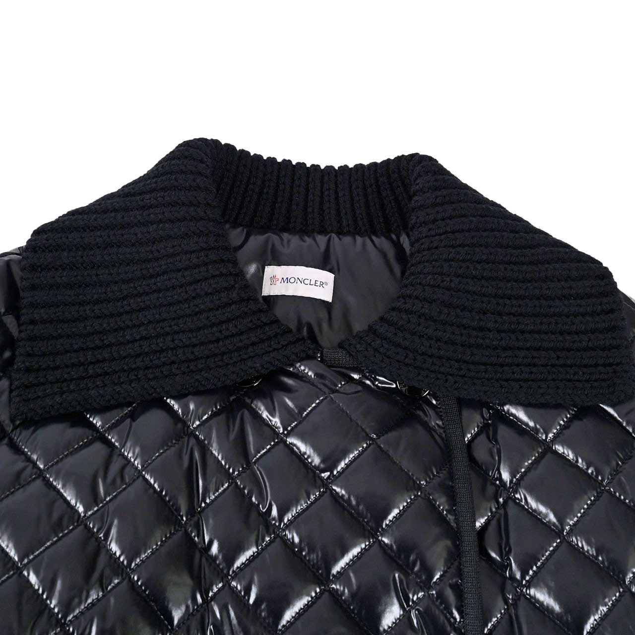 モンクレール MONCLER ケープ 3G000 21 999 ブラック 2024AW レディース 【ラスト1点 1サイズ】 ギフト プレゼント