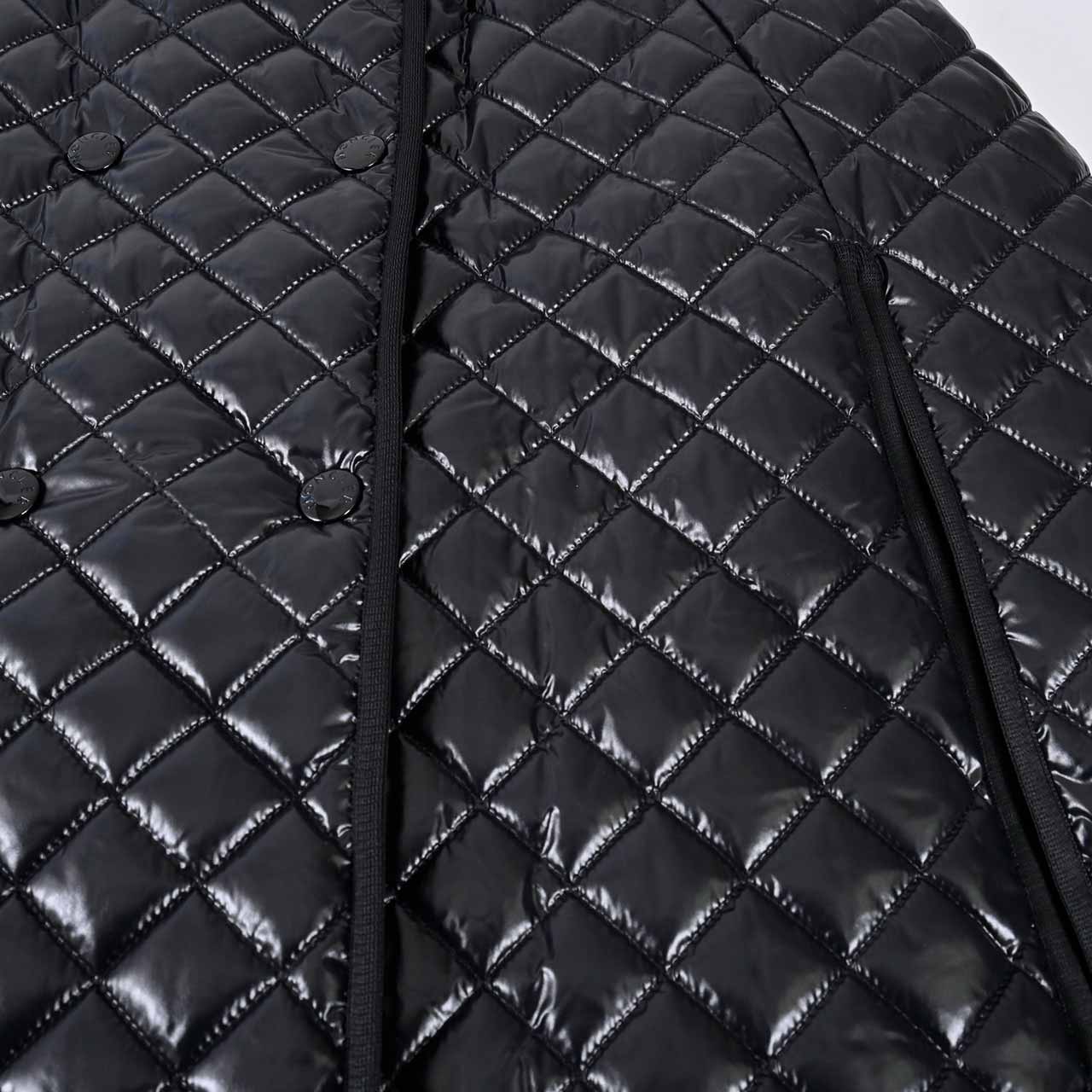 モンクレール MONCLER ケープ 3G000 21 999 ブラック 2024AW レディース 【ラスト1点 1サイズ】 ギフト プレゼント
