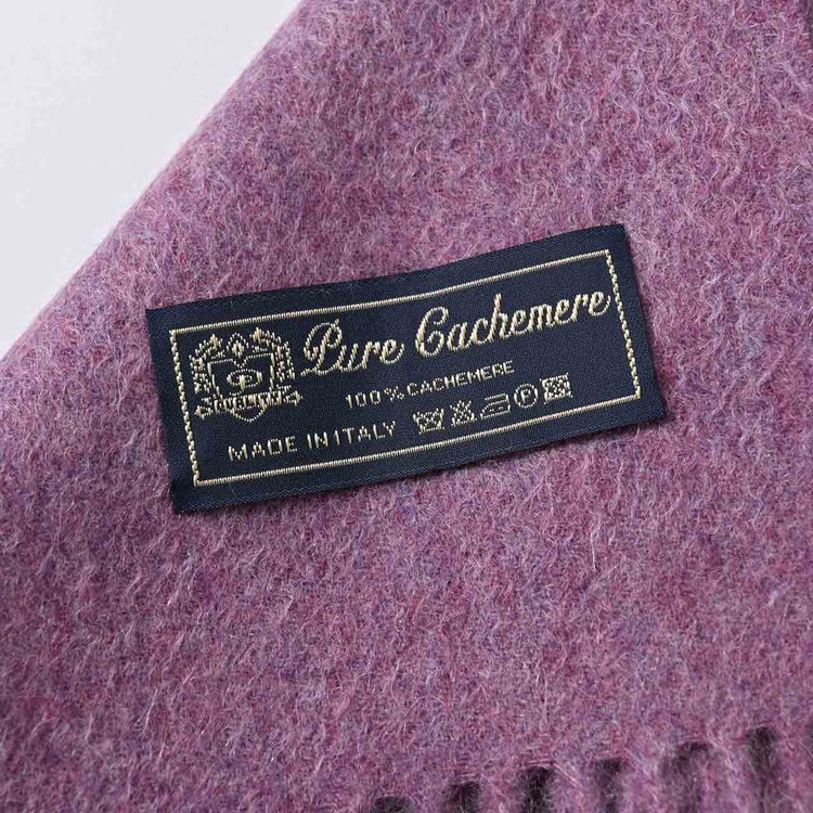 【59％OFF】 レノマ RENOMA カシミヤ マフラー R9918 PLAIN CASHMERE RPUR パープル メンズ レディース カシミヤ100％ クリスマス ギフト プレゼント