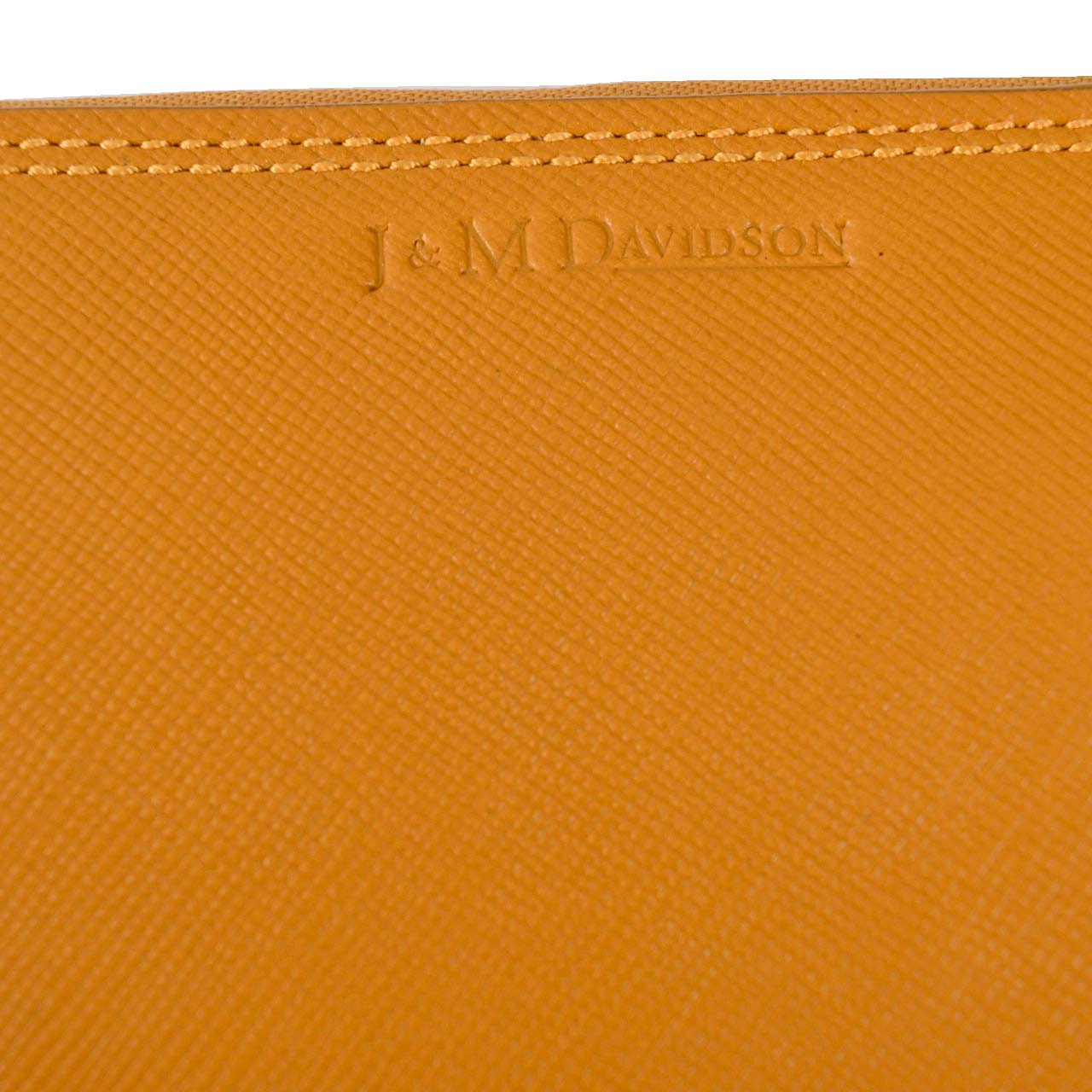 ジェイアンドエム デヴィッドソン J&M DAVIDSON ラウンドファスナー長財布 10221N 7495 MUSTARD 5200 イエロー  メンズ レディース