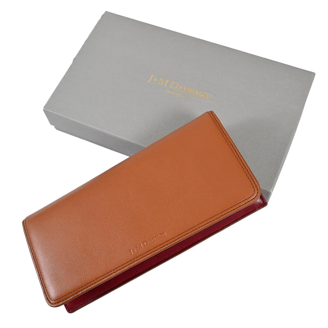 ジェイアンドエム デヴィッドソン J&M DAVIDSON 長財布 10223N 7314 TAN 2900 ブラウン メンズ レディース 【一粒万倍日 10月19日】 一粒万倍日 寅の日 天赦日 春財布 ギフト プレゼント