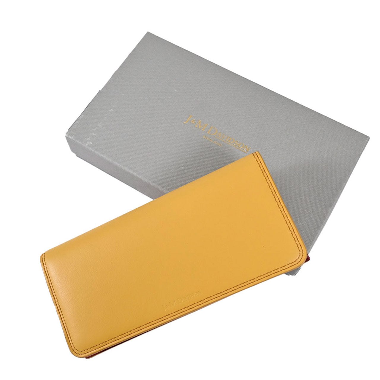 ジェイアンドエム デヴィッドソン J&M DAVIDSON 長財布 10223N 7314 PASTEL YELLOW 5040 イエロー メンズ レディース 【一粒万倍日 10月19日】 一粒万倍日 寅の日 天赦日 春財布 ギフト プレゼント