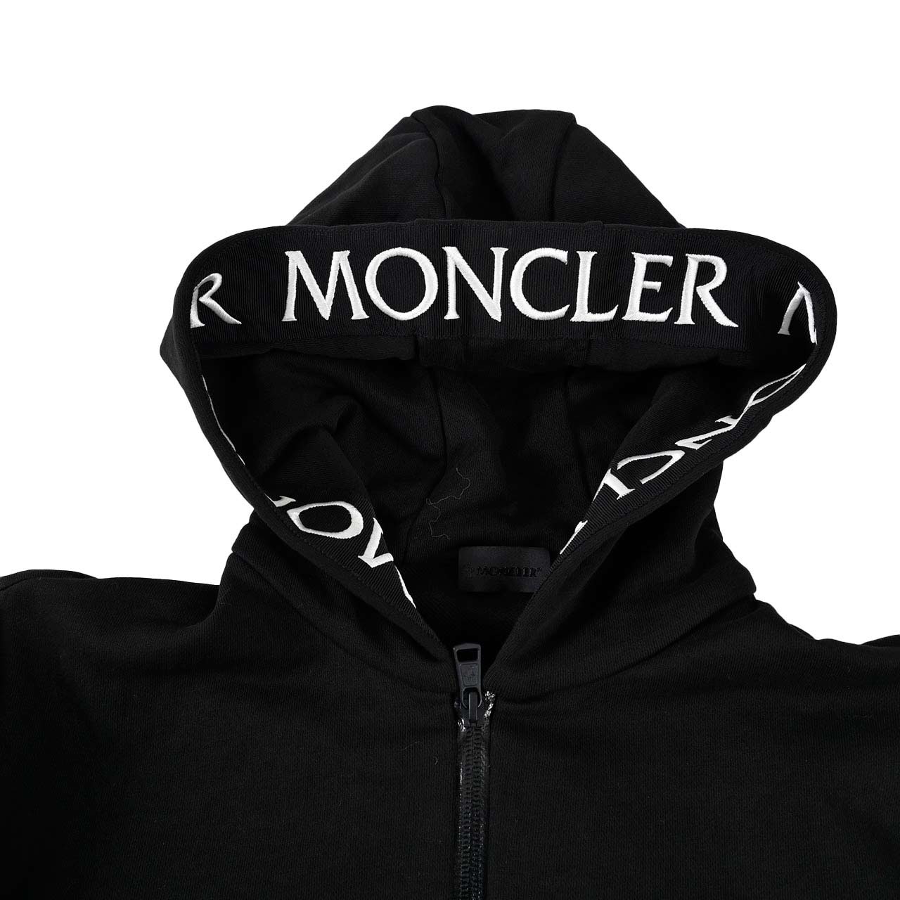 モンクレール MONCLER ジップアップパーカー 8409122　80451　　 999 ブラック  メンズ