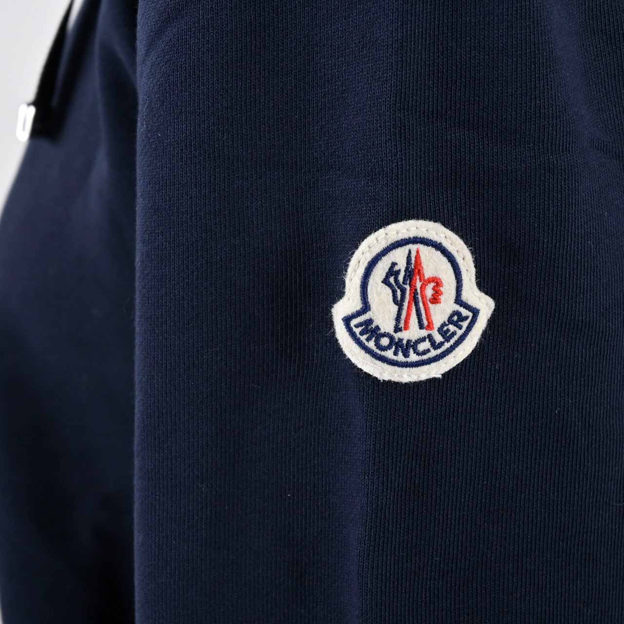 モンクレール MONCLER ジップアップパーカー 8401000　80451 773 ネイビー  レディース