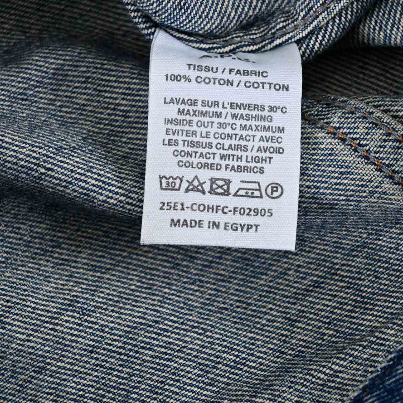 アーペーセー A.P.C. デニムジャケット COHFC F02905 IAL ブルー レディース