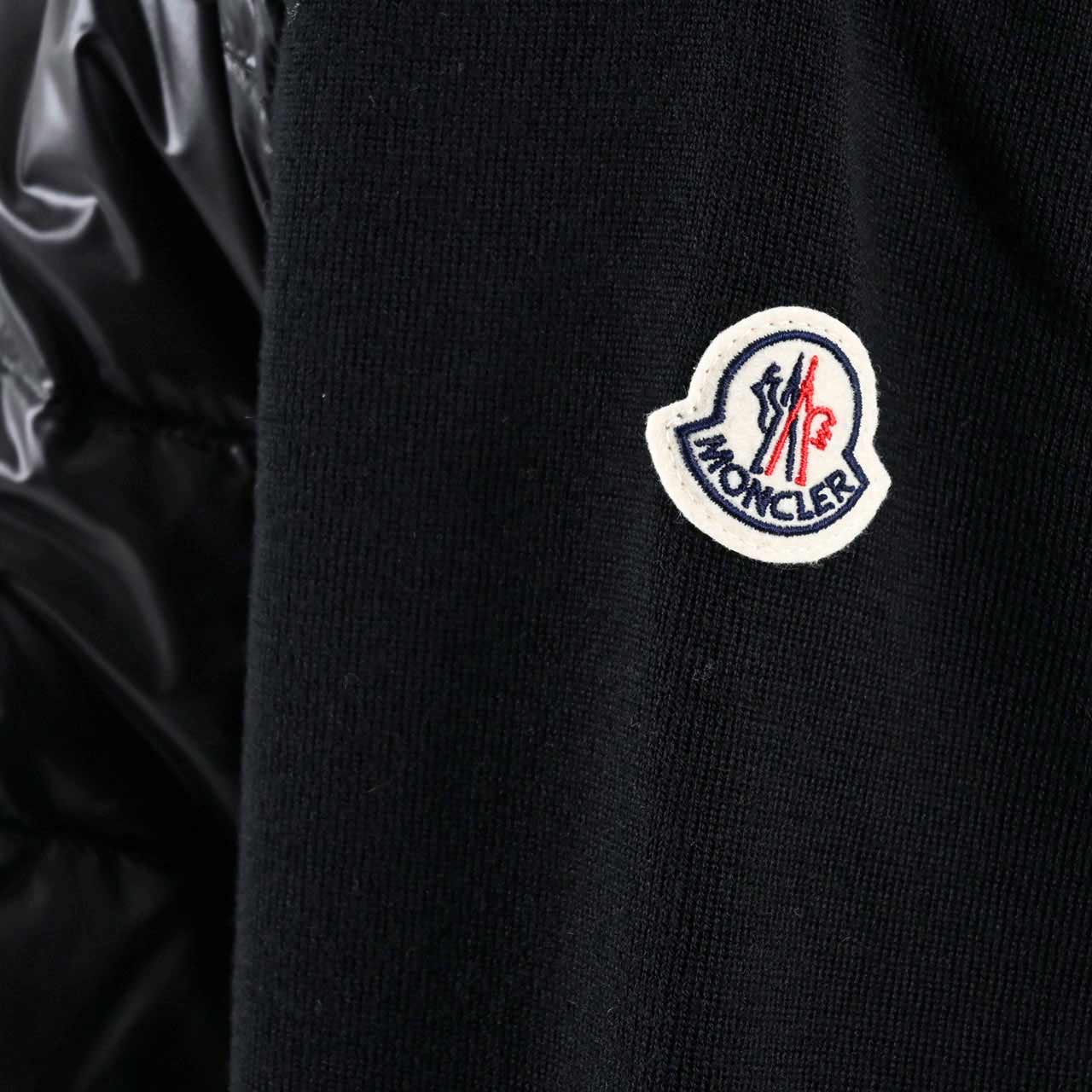 モンクレール MONCLER カーディガン M1131 9B000 16 999 ブラック 2024SS メンズ