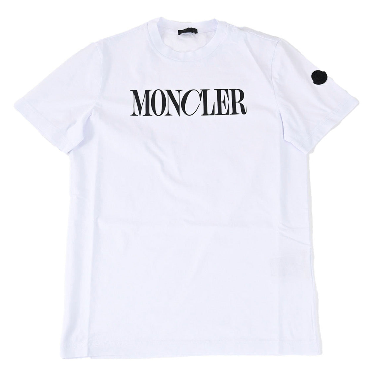 モンクレール MONCLER Tシャツ 89A17 8C000 31 001 ホワイト 2024年春夏 メンズ