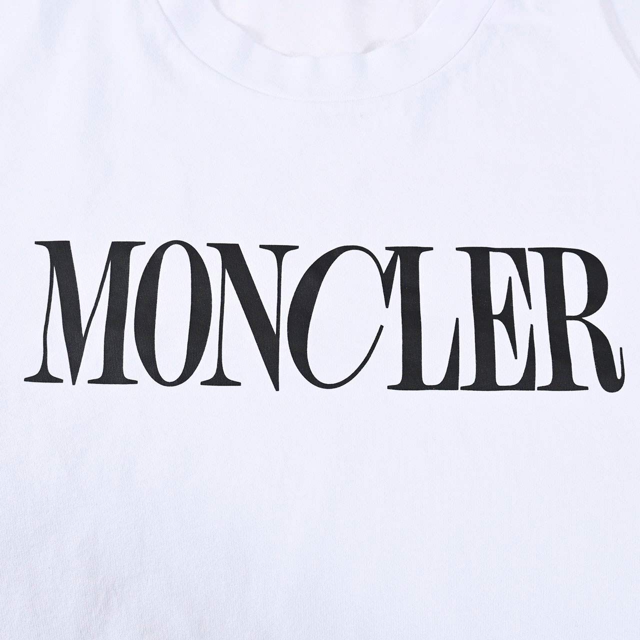 モンクレール MONCLER Tシャツ 89A17 8C000 31 001 ホワイト 2024年春夏 メンズ