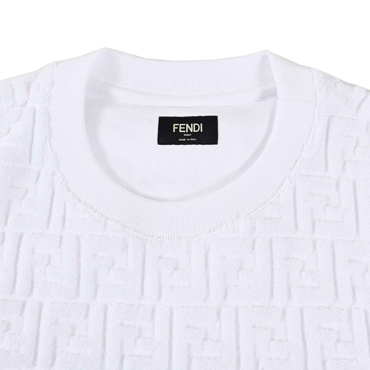 フェンディ FENDI Tシャツ ARYP FY0936 F0QA0 ホワイト 2024SS メンズ