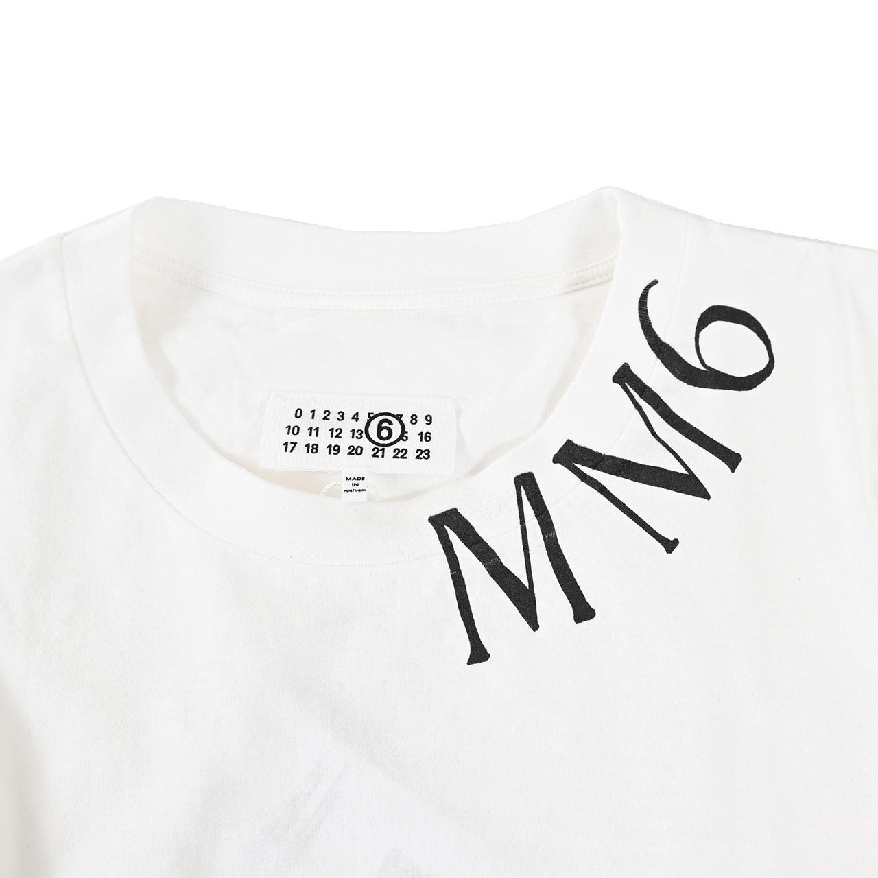 エムエムシックス メゾン マルジェラ MM6 Maison Margiela Tシャツ S24312 SH0GC0047 101 ホワイト  メンズ