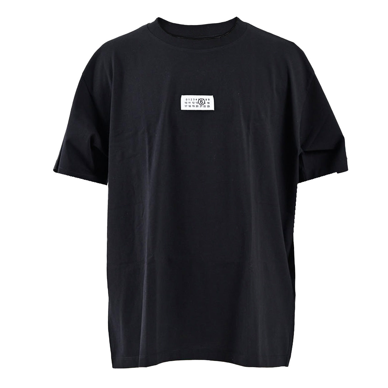 エムエムシックス メゾン マルジェラ MM6 Maison Margiela Tシャツ S24312 SH0GC0033 900 ブラック 2024AW メンズ