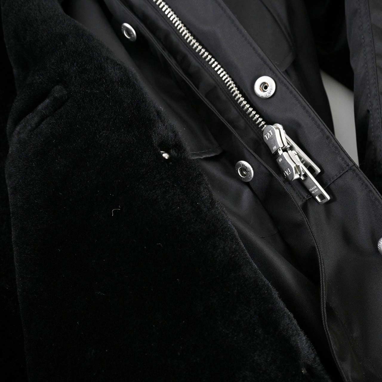 プラダ PRADA コート SGX390 1WQ8 F0002 ブラック 2024AW メンズ 【ラスト1点 52サイズ】 【プライスダウン】