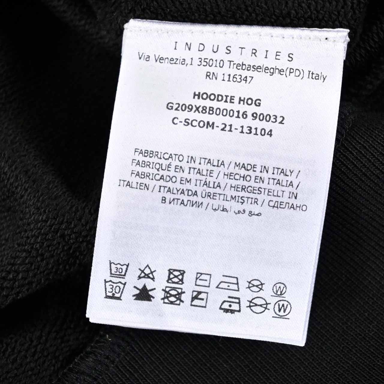 モンクレール MONCLER スウェットパーカー 8B00016 90032 999 ブラック メンズ 【ラスト1点 ＸＸＬサイズ】