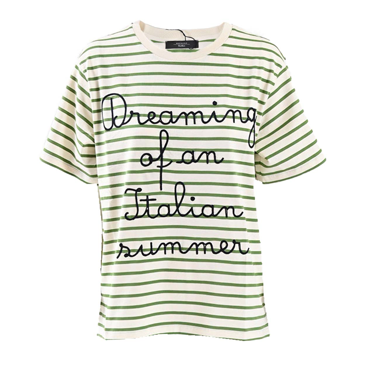 【期間限定SALE】 ウィークエンド マックスマーラ WEEKEND MAXMARA Tシャツ OLGA 5971042600 003 グリーン 2025SS 2025年春夏新作 レディース 【再入荷なし 在庫限り】