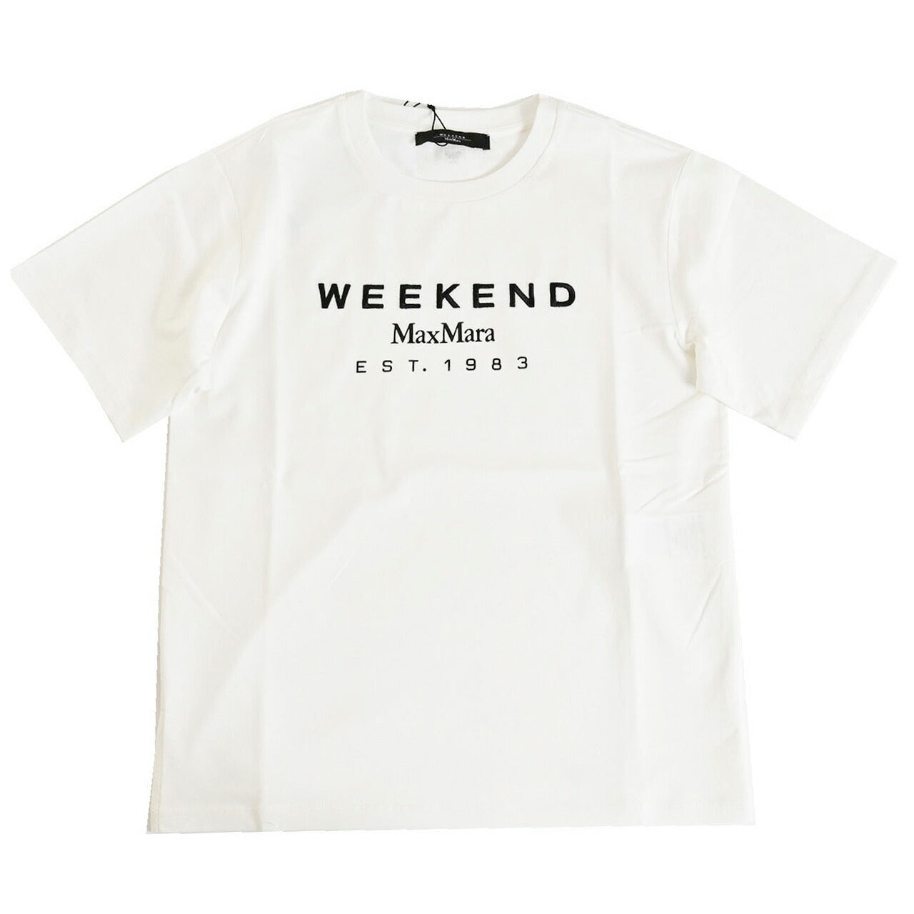 ウィークエンド マックスマーラ WEEKEND MAXMARA Tシャツ 5971041600 CABINA 002 ホワイト 2025SS 2025年春夏新作 レディース 【再入荷なし 在庫限り】