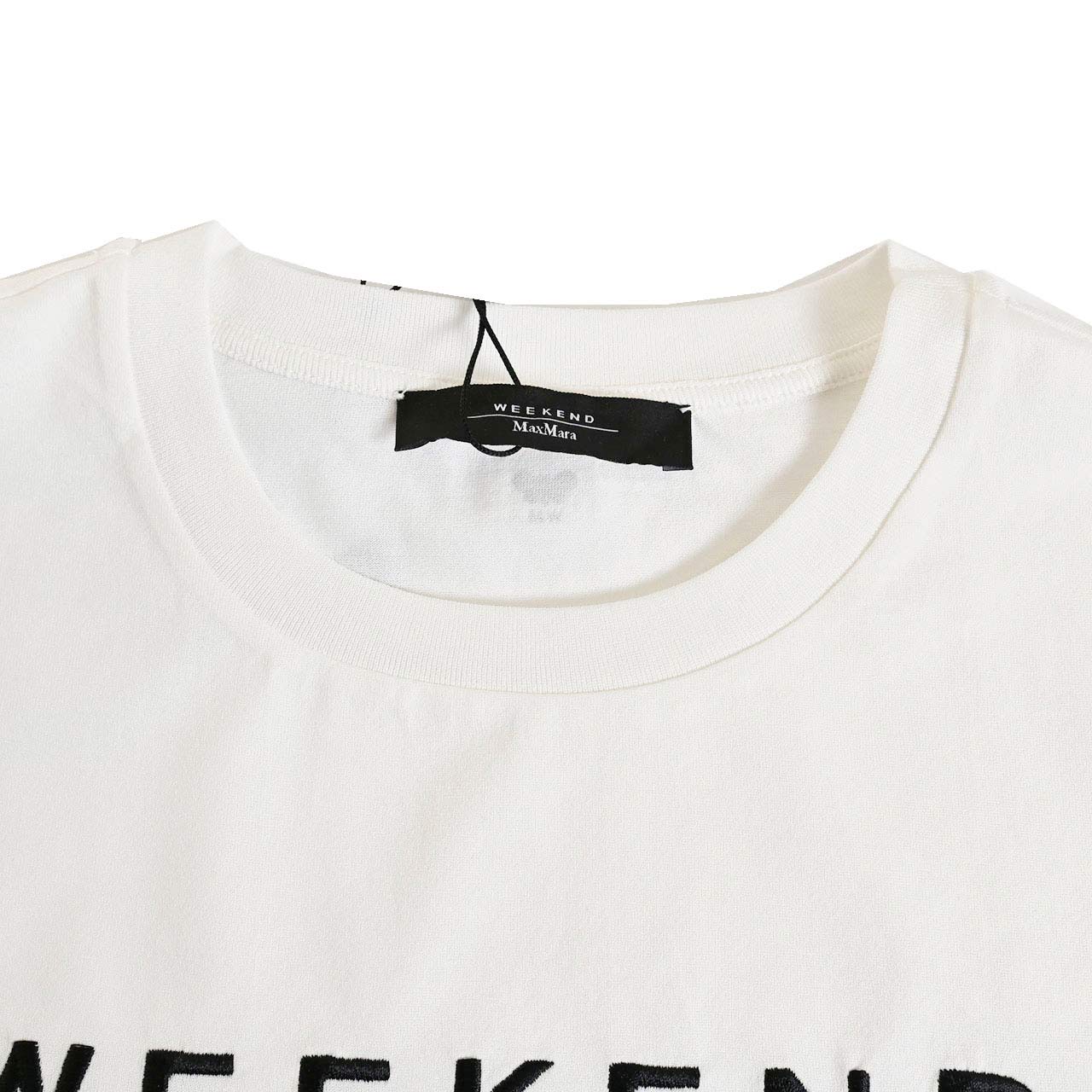 ウィークエンド マックスマーラ WEEKEND MAXMARA Tシャツ 5971041600 CABINA 002 ホワイト 2025SS 2025年春夏新作 レディース 【再入荷なし 在庫限り】