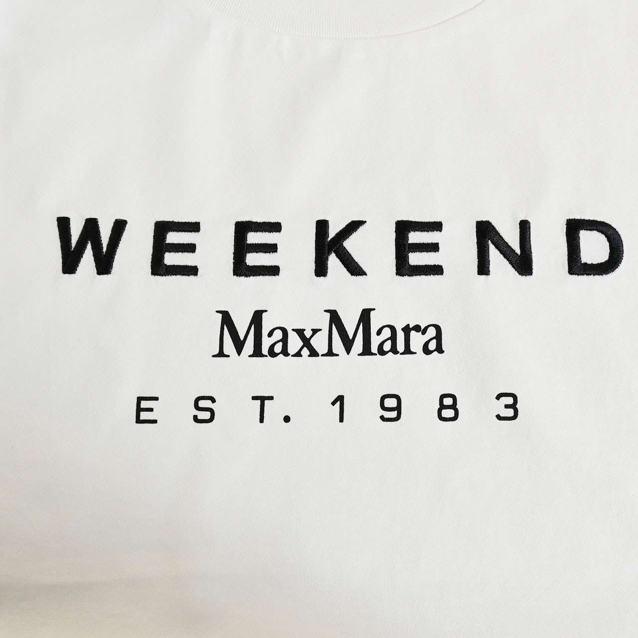 ウィークエンド マックスマーラ WEEKEND MAXMARA Tシャツ 5971041600 CABINA 002 ホワイト 2025SS 2025年春夏新作 レディース 【再入荷なし 在庫限り】