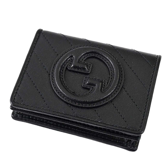 グッチ GUCCI 折財布 760317 AACP7 1000 ブラック  メンズ レディース