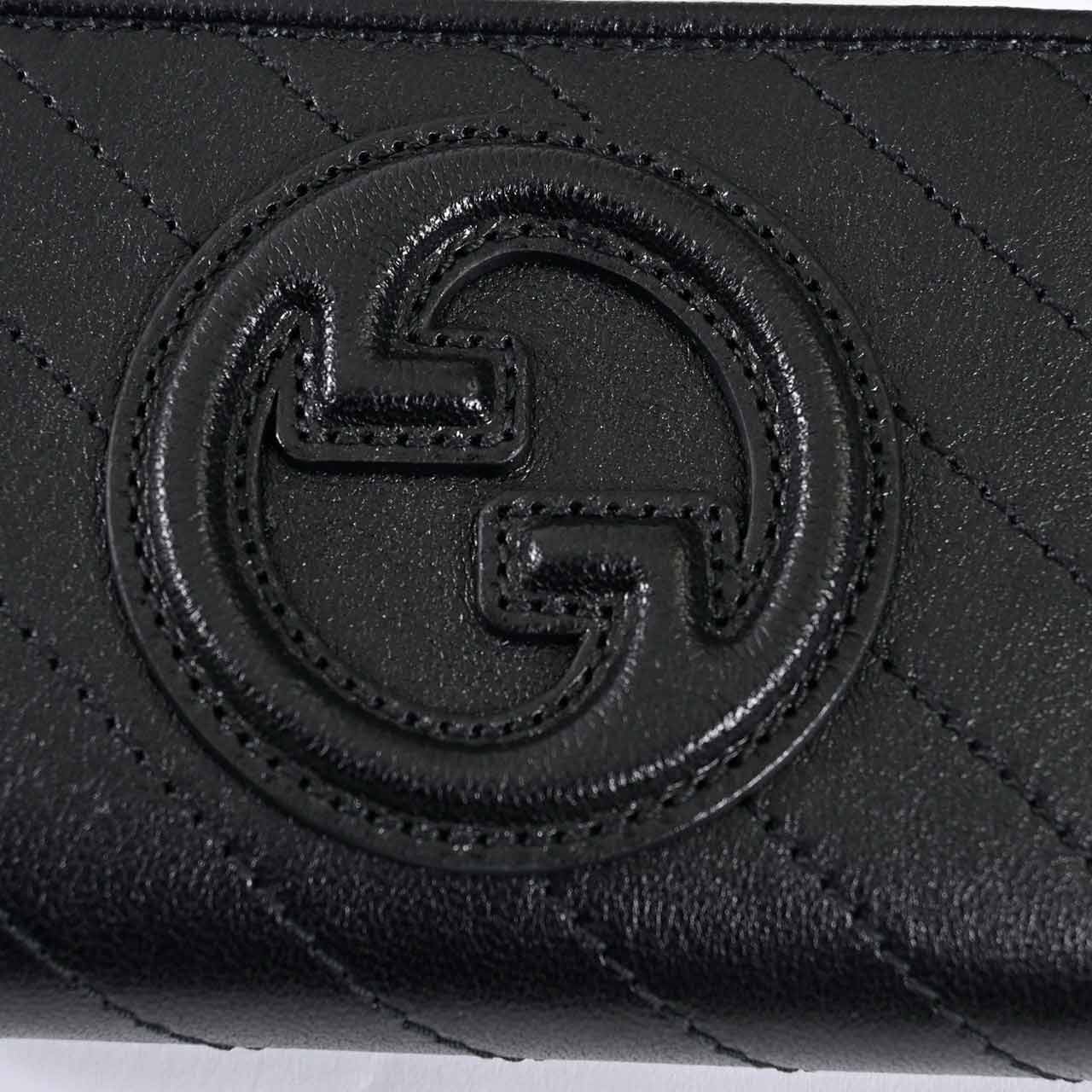 グッチ GUCCI 折財布 760317 AACP7 1000 ブラック  メンズ レディース