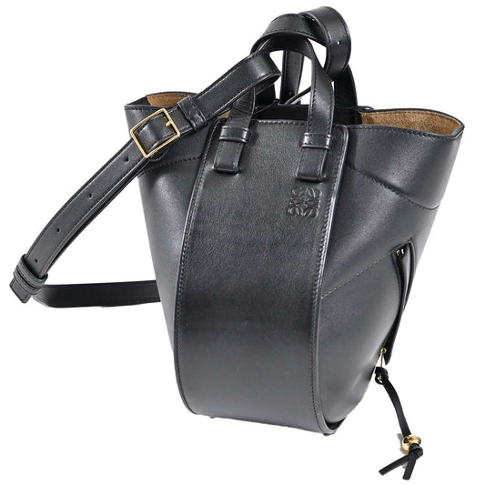 ロエベ LOEWE ショルダーバッグ ハンモック スライス A538HHSX01 1100 ブラック 2025SS レディース